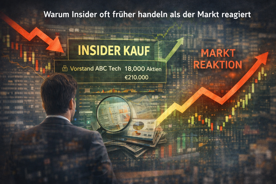 Warum Insider oft früher handeln als der Markt reagiert